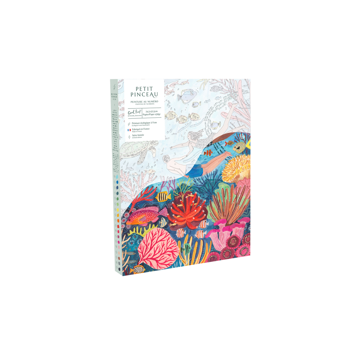 LA PETITE ÉPICERIE Peinture par numéros Coral reef Multicolore