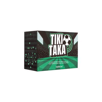 HELLOFUN Jeu de cartes Tiki taka Noir