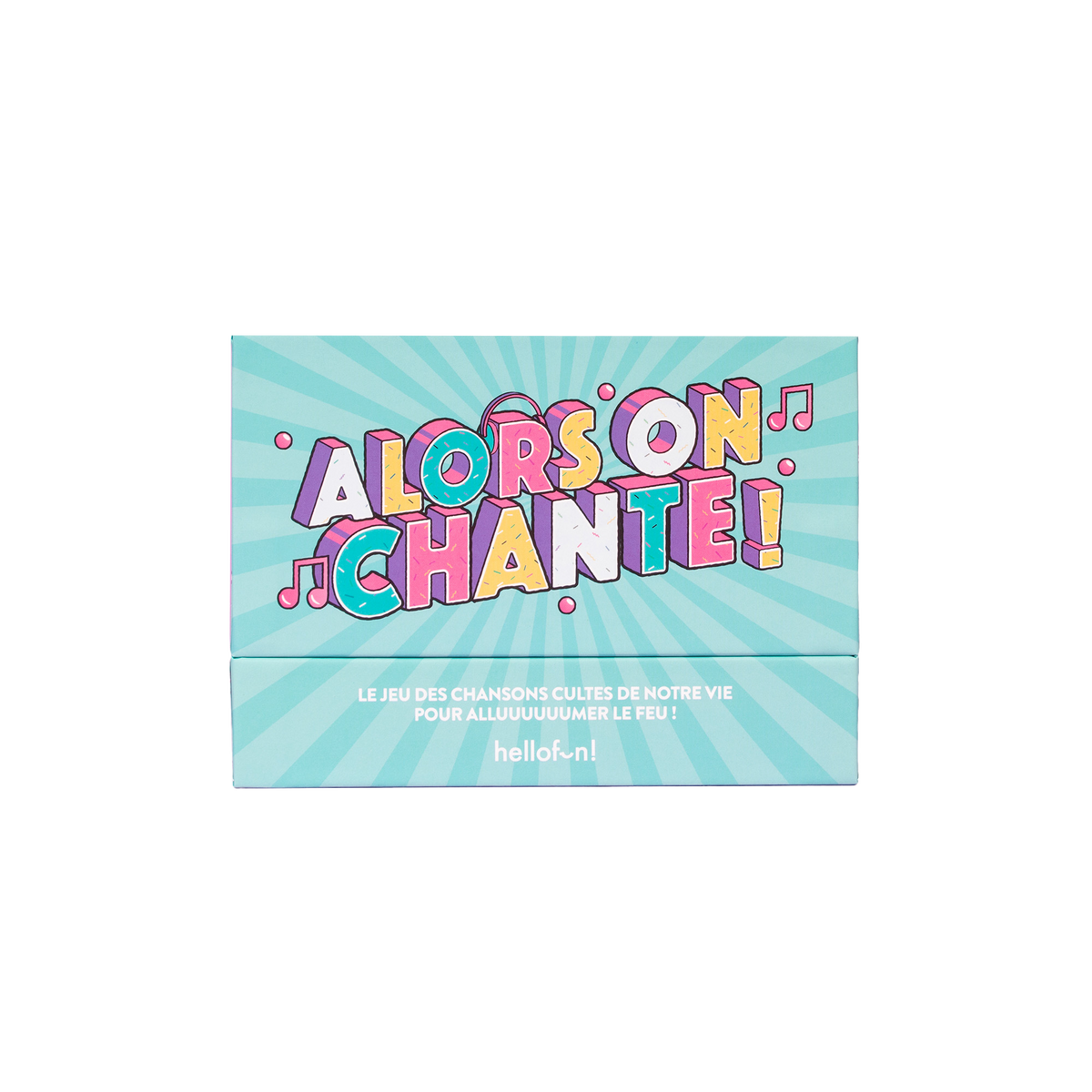 HELLOFUN Jeu de cartes Alors on chante Bleu