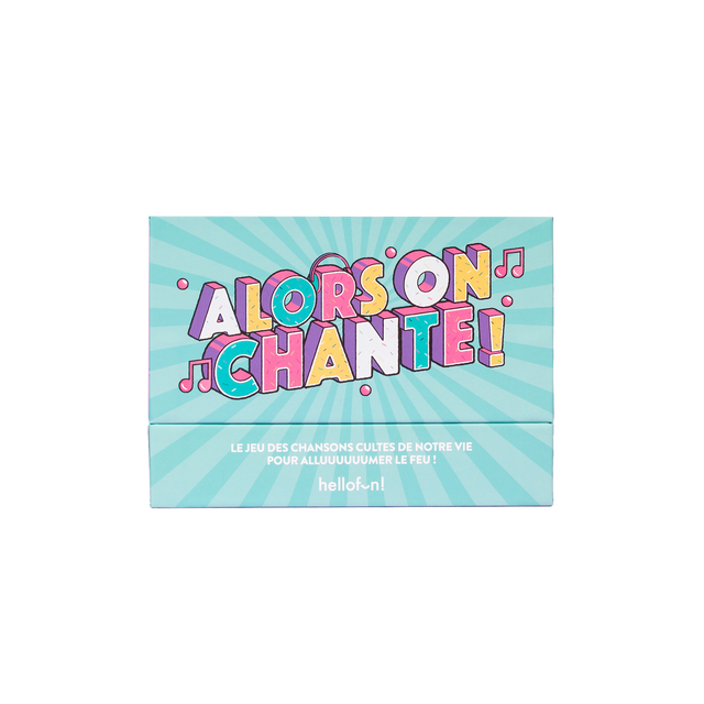 HelloFun Jeu de cartes ALORS ON CHANTE