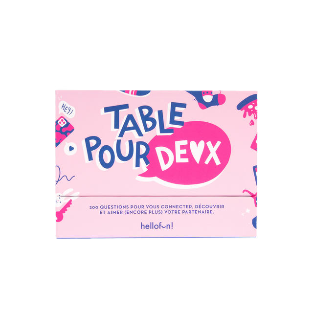 HelloFun Jeu de cartes TABLE POUR DEUX