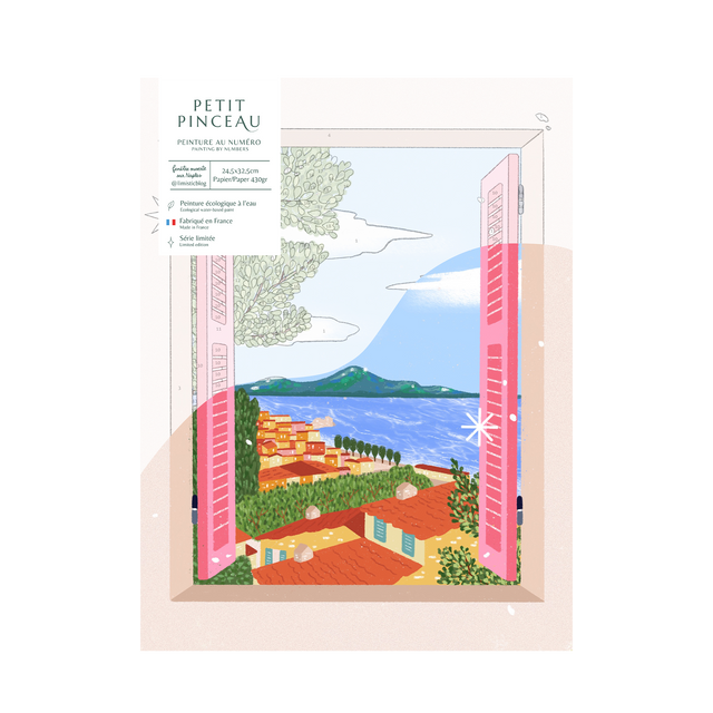 La Petite Epicerie Peinture par numéros FENÊTRE OUVERTE SUR NAPLES