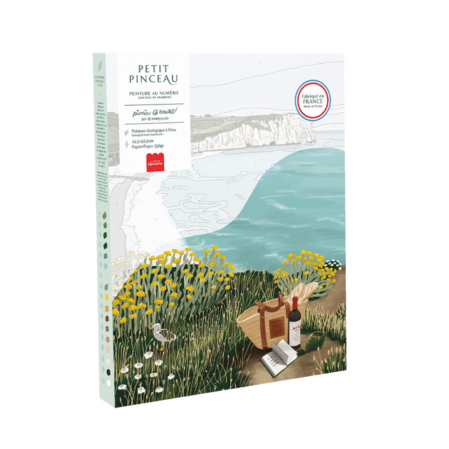La Petite Epicerie Peinture par numéros PIQUE-NIQUE À ETRETAT