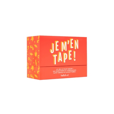 HELLOFUN Jeu de cartes Je m'en tape Rouge