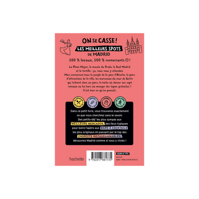 Livre voyage et nature On se casse ! les meilleurs spots à madrid Corail