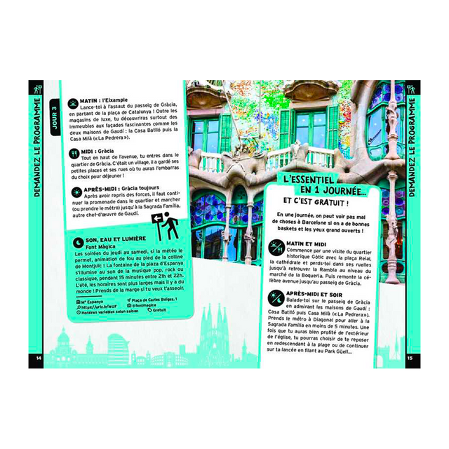 Livre voyage et nature ON SE CASSE ! LES MEILLEURS SPOTS À BARCELONE