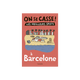 Livre voyage et nature On se casse ! les meilleurs spots à barcelone Orange