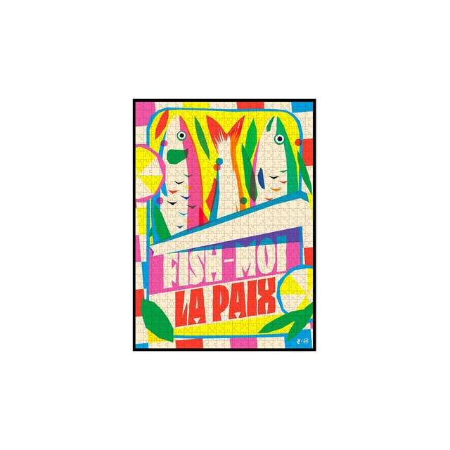 Piece and Love Puzzle FISH-MOI LA PAIX