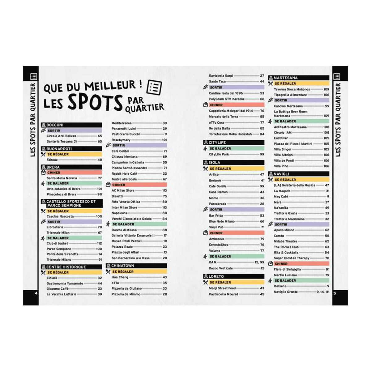 Livre voyage et nature On se casse ! les meilleurs spots à milan Rose