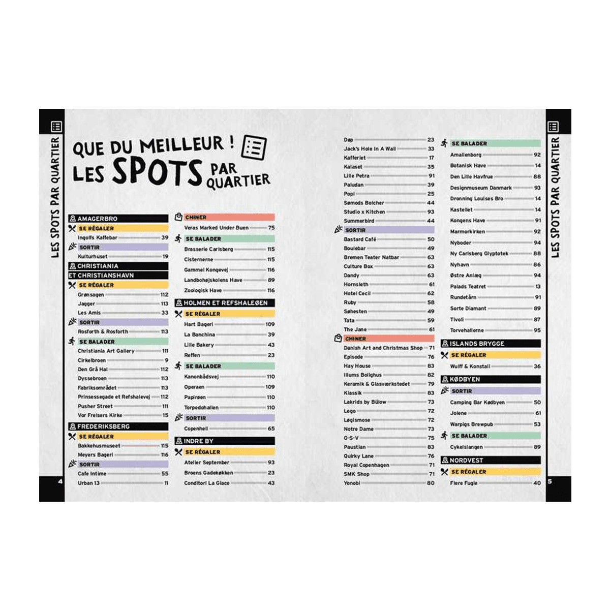 Livre voyage et nature On se casse ! les meilleurs spots à copenhague Vert