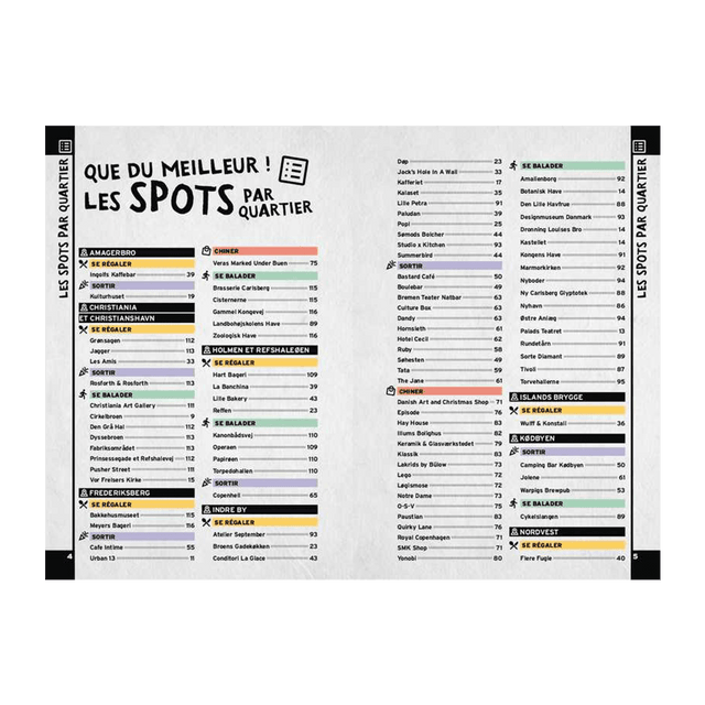 Livre voyage et nature ON SE CASSE ! LES MEILLEURS SPOTS À COPENHAGUE