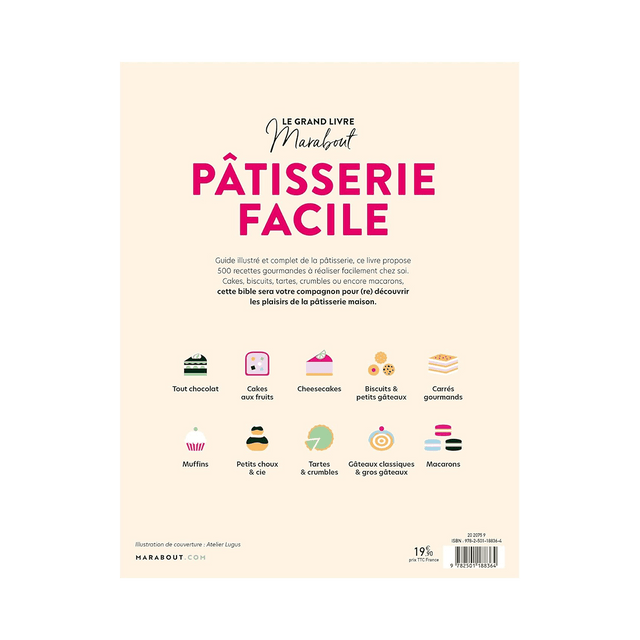 Marabout Livre culinaire LE GRAND LIVRE - PATISSERIE FACILE