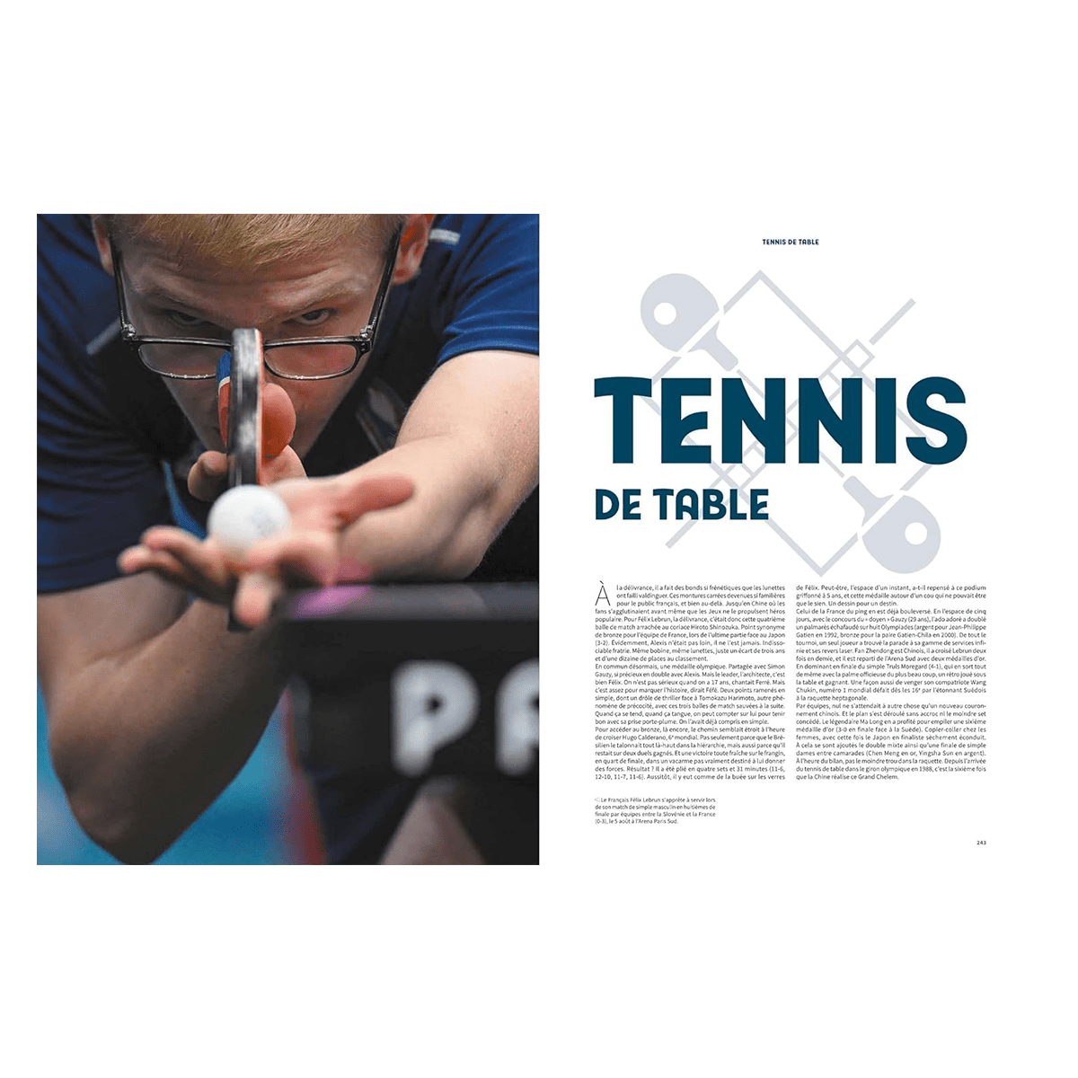 Livre sport Paris 2024 : le livre officiel des jeux olympiques Blanc