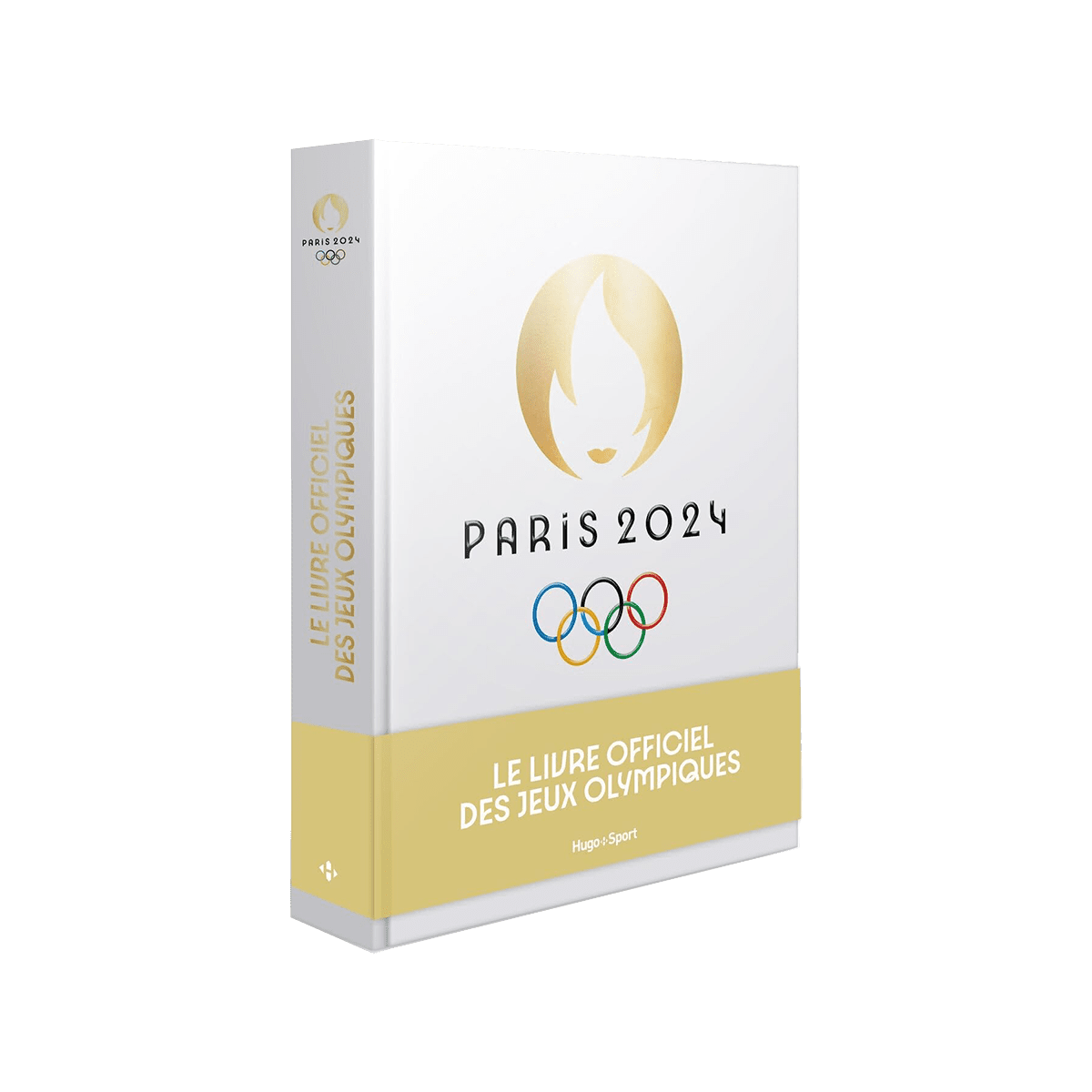 Livre sport Paris 2024 : le livre officiel des jeux olympiques Blanc