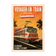 Livre voyage et nature Voyager en train avec hourrail Orange