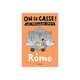Livre voyage et nature On se casse ! les meilleurs spots à rome Orange