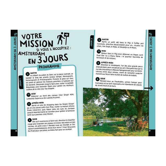 Livre voyage et nature ON SE CASSE ! LES MEILLEURS SPOTS À AMSTERDAM