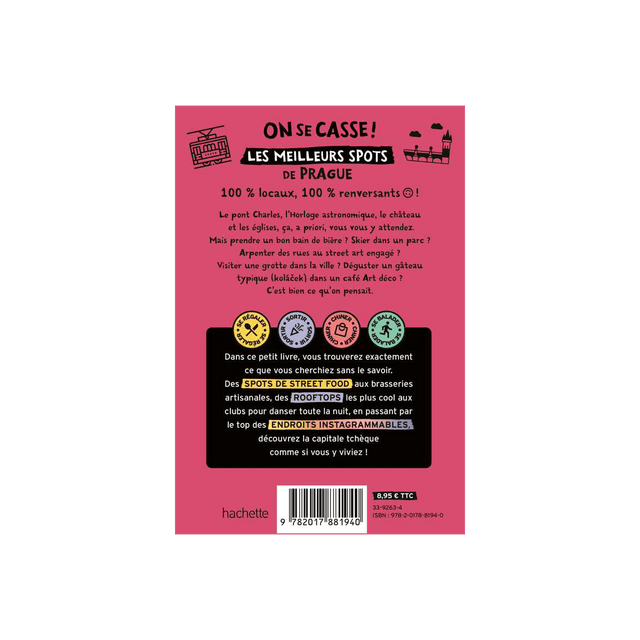 Livre voyage et nature ON SE CASSE ! LES MEILLEURS SPOTS À PRAGUE