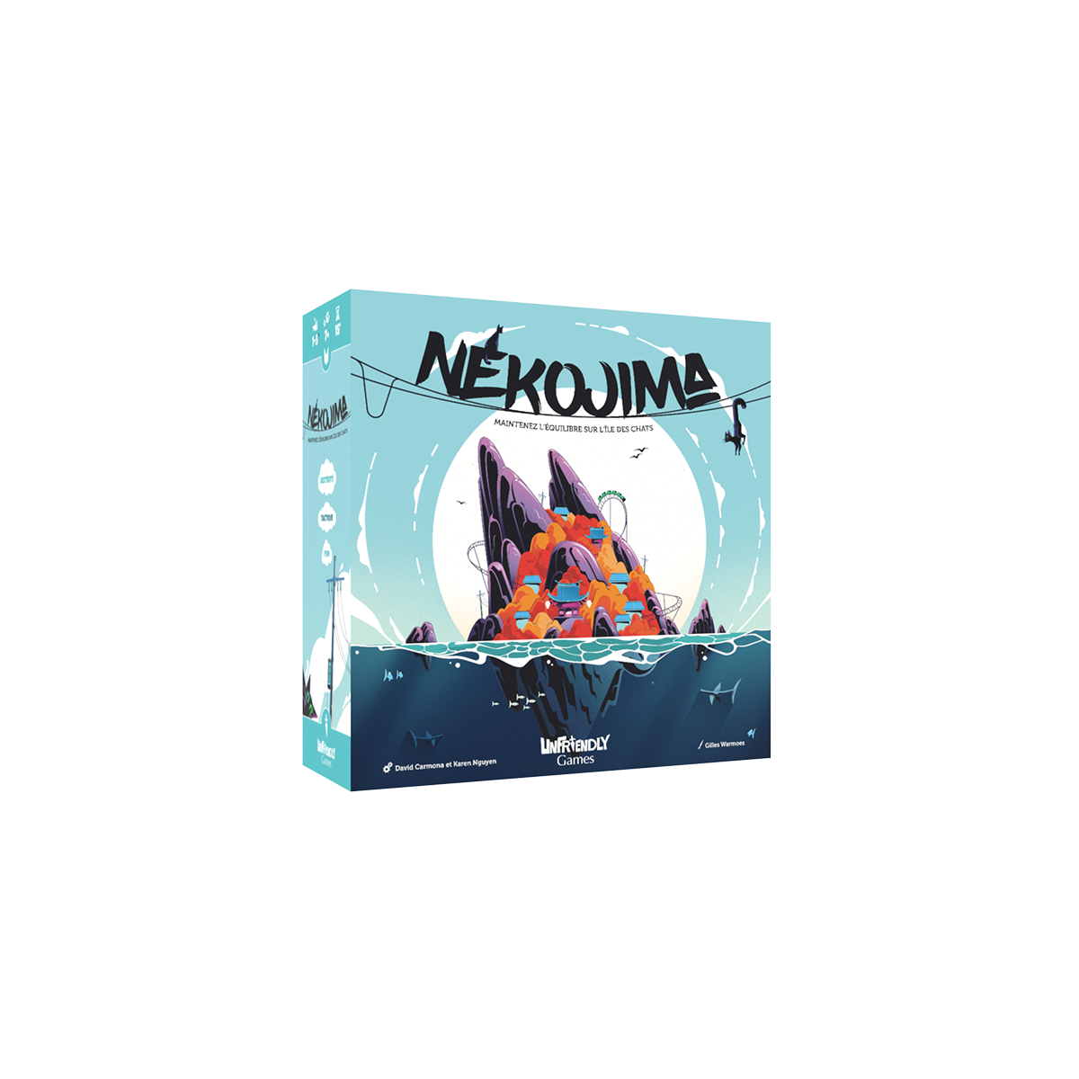 Jeu de société Nékojima Multicolore