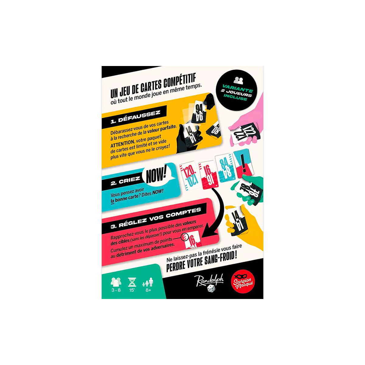 Jeu de société Now ! Multicolore