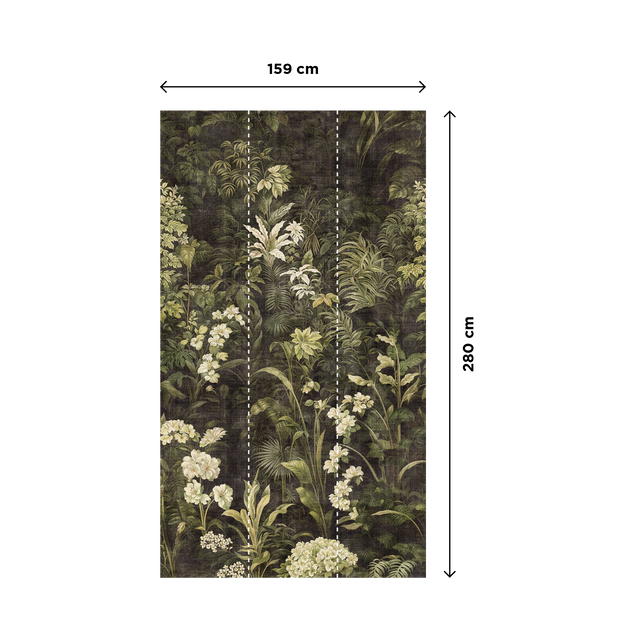 Papier peint panoramique L SECRET GARDEN 159 x 280 cm