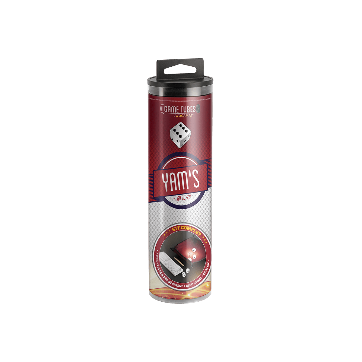Jeu de société Game tubes yam's Rouge