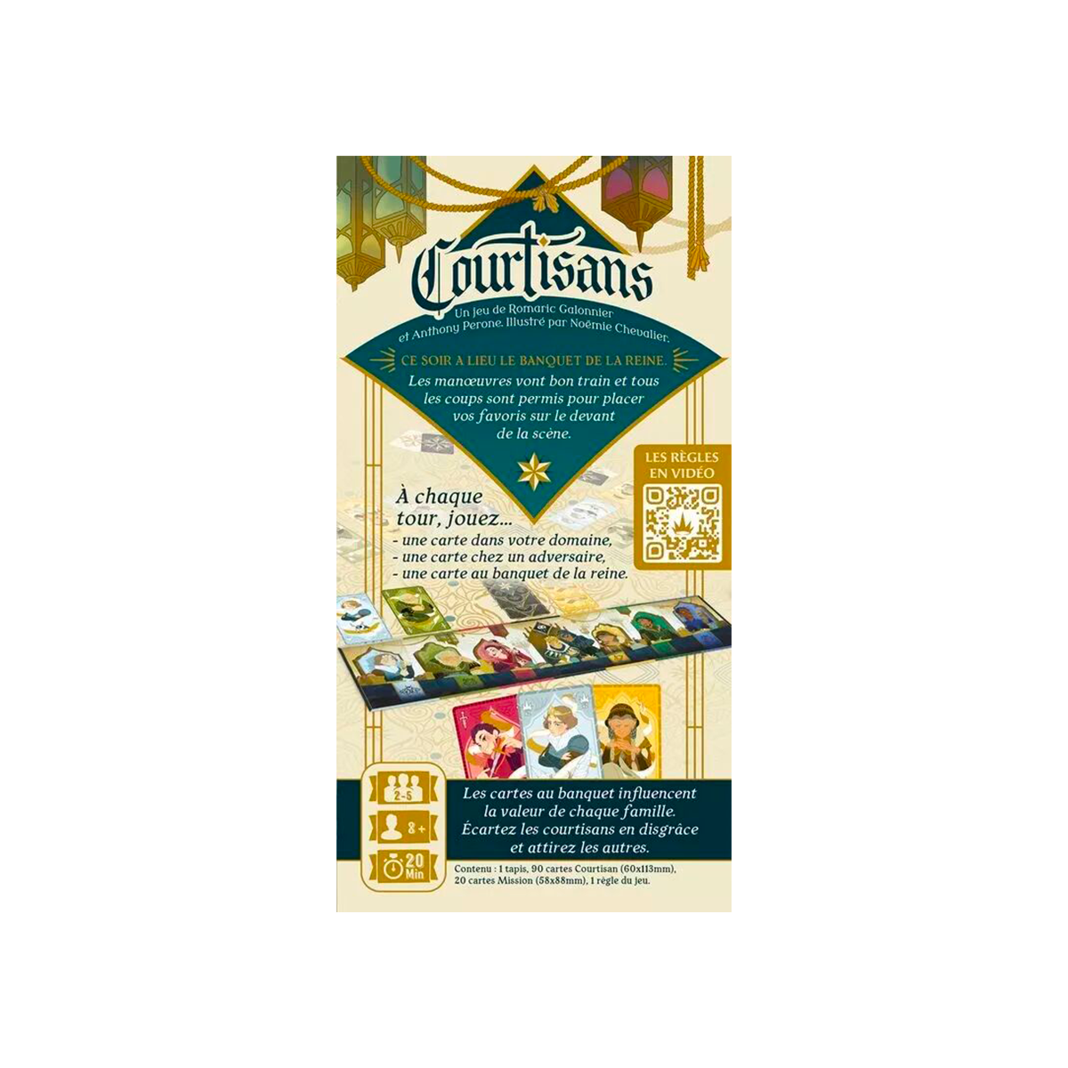 Jeu de société Courtisans Multicolore