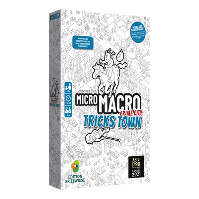 Jeu de société Micro macro crime city tricks town Blanc
