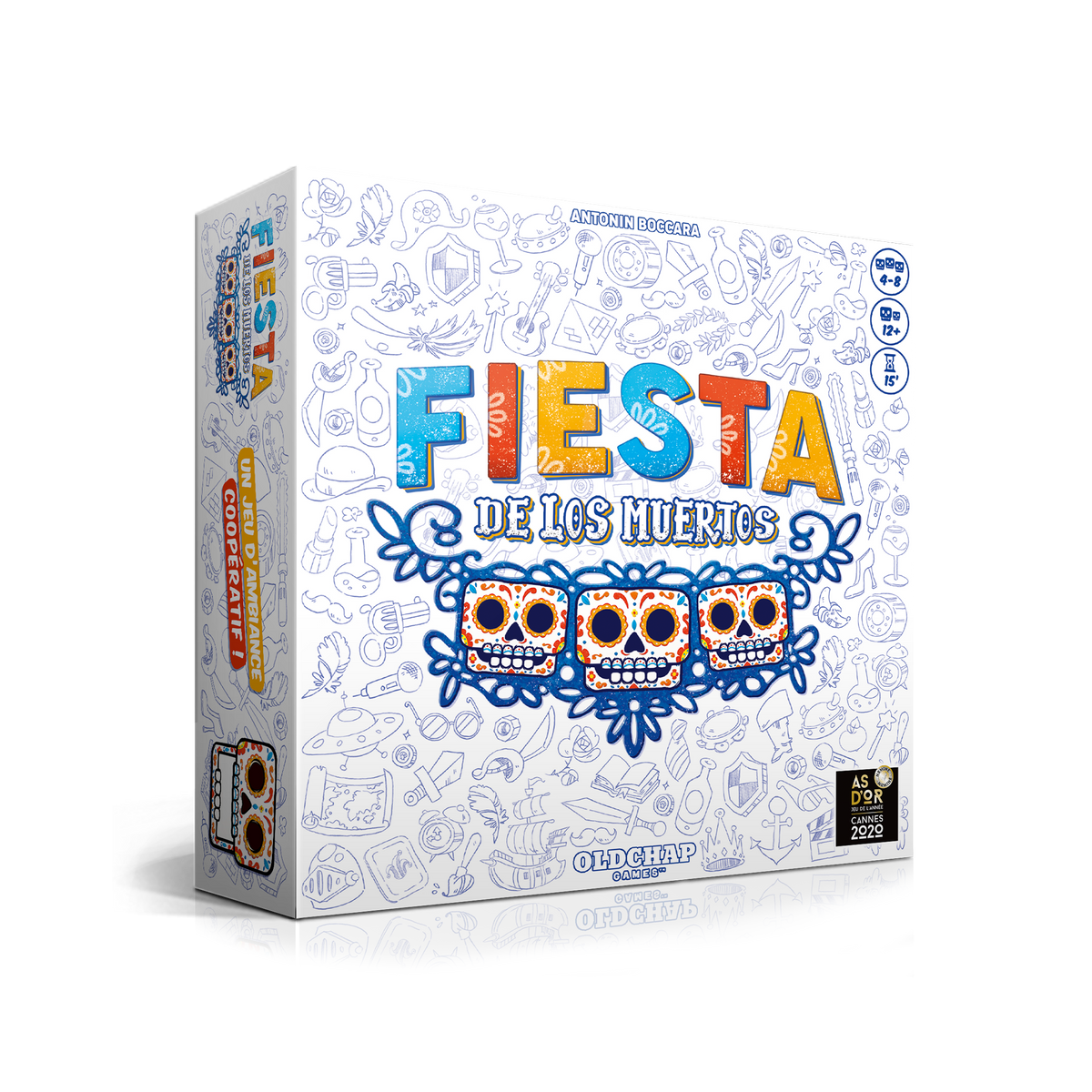 Jeu de société Fiesta de los muertos Multicolore