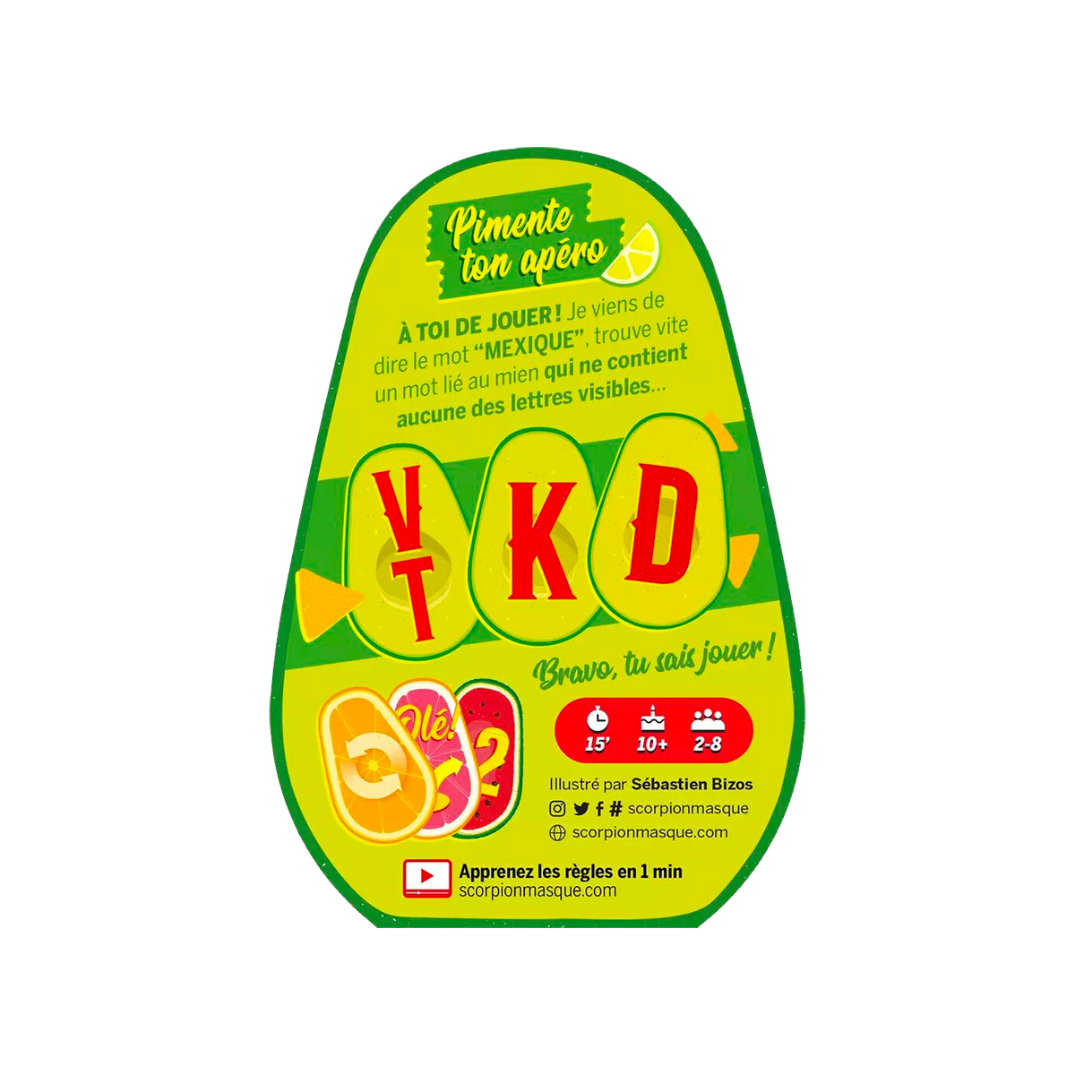 Jeu de société Olé guacamolé Multicolore