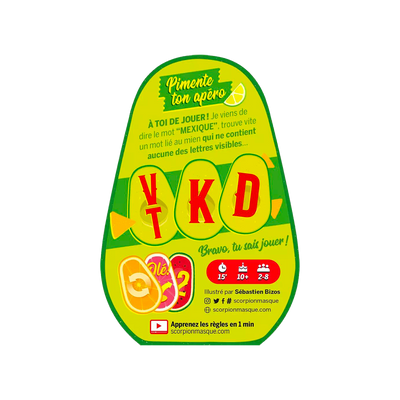 Jeu de société Olé guacamolé Multicolore