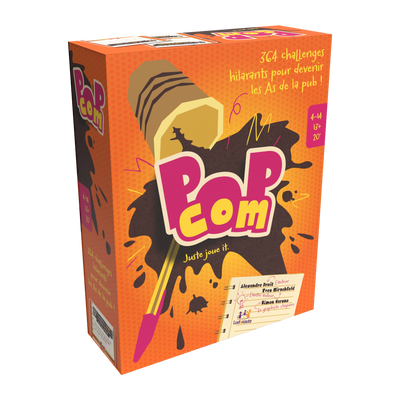 Jeu de société Pop com Orange