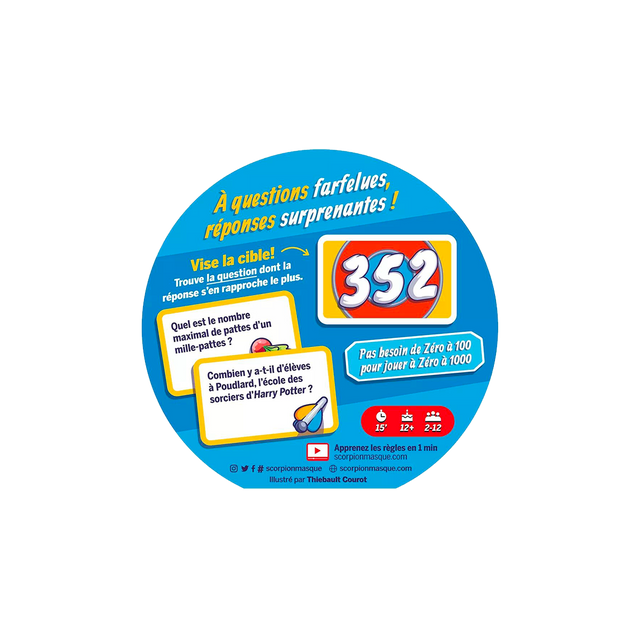 Jeu de société ZÉRO À 1000