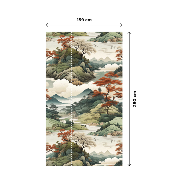 Papier peint panoramique L NISHINO 159 x 280 cm