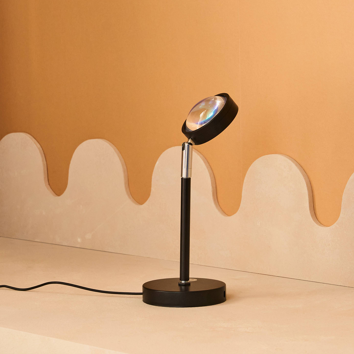 L'AVANT GARDISTE Lampe de luminothérapie Coucher de soleil Noir