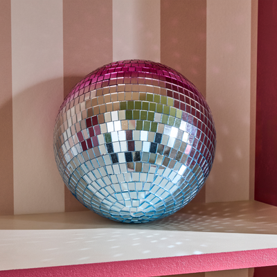 Décoration à suspendre Boule à facette Multicolore