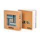 KAPLA Jeu de construction Coffret livre et couleurs Bleu