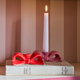 Bougeoir Noeud Rouge