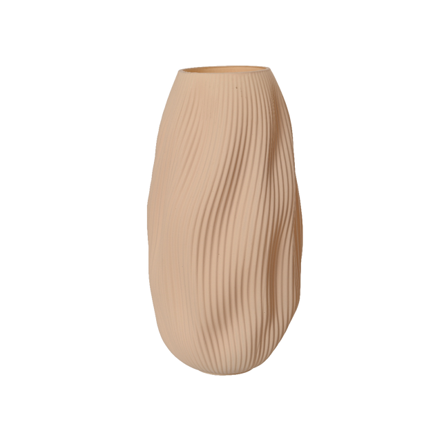 Vase EFFECT coloris beige