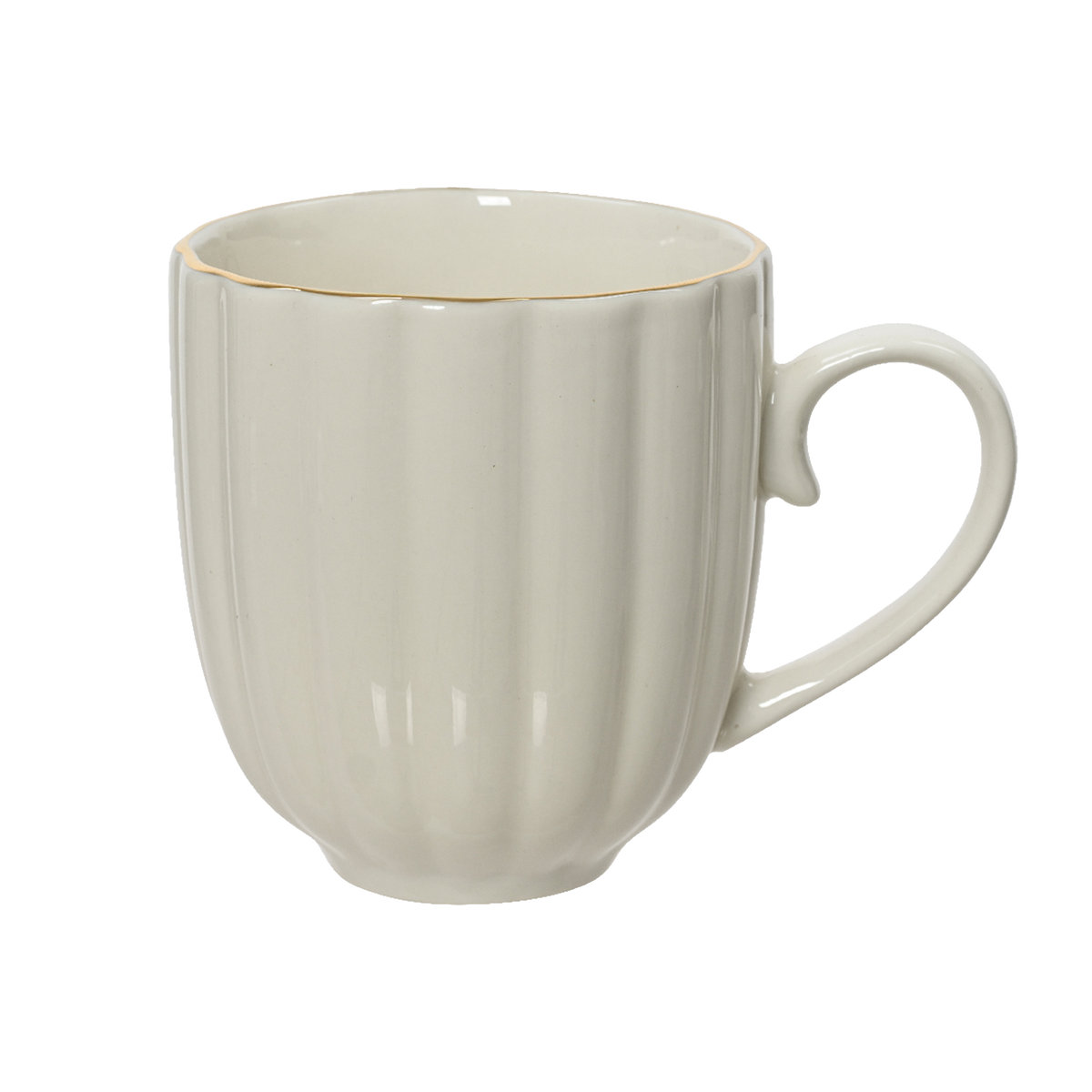 Mug Corolle Blanc, or