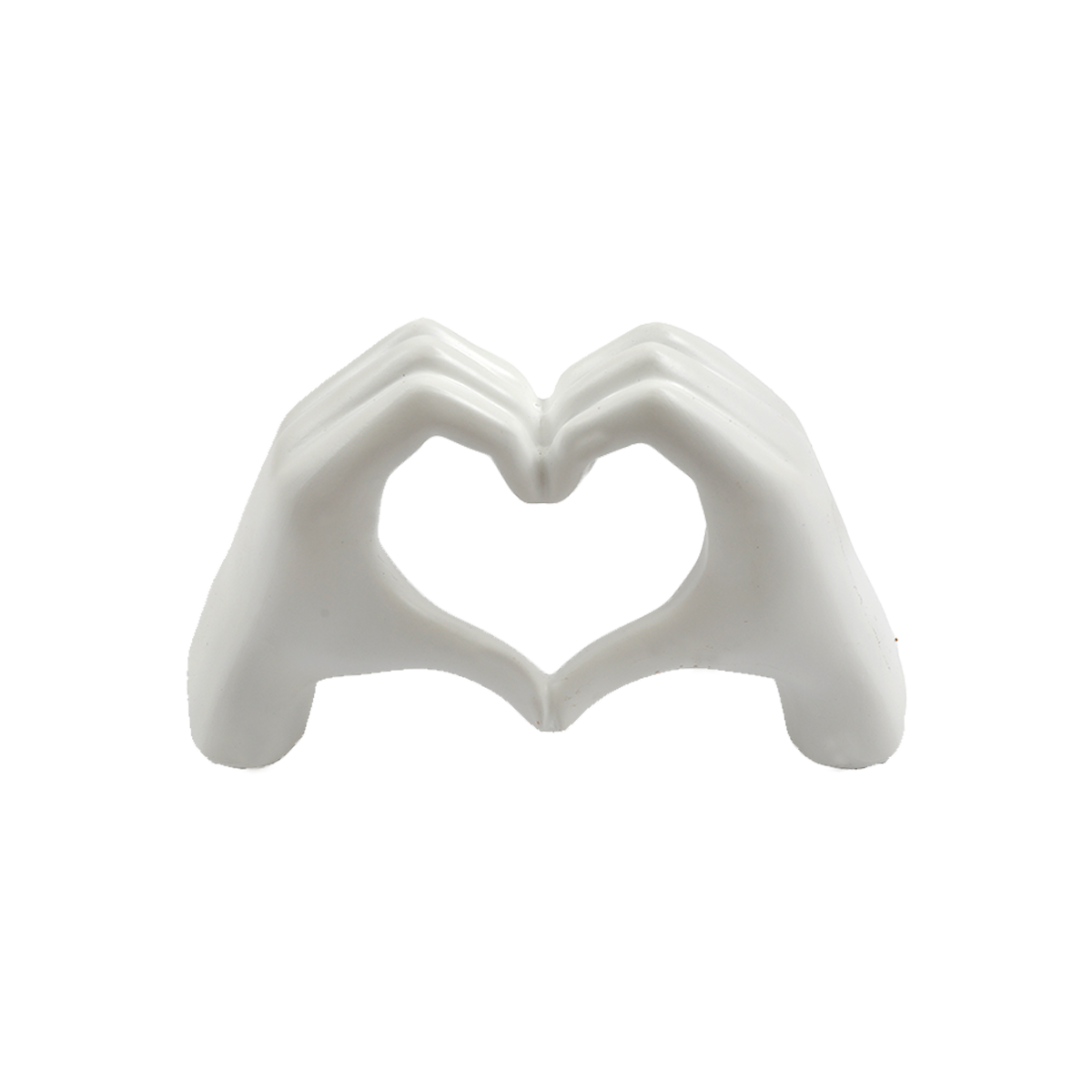 Objet déco Love hand Blanc