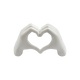 Objet déco Love hand Blanc
