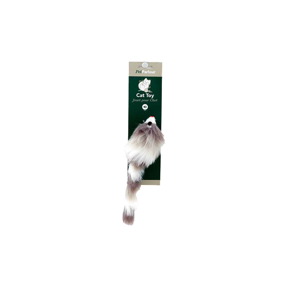 Jeu animaux Souris fluffy Gris