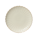 Assiette Corolle Blanc, or