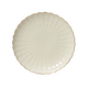 Assiette Corolle Blanc, or
