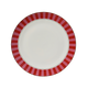 Assiette Ray Rouge, rose