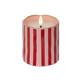Bougie LED Reya Rouge, rose