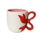 Mug Noeud Blanc, rouge