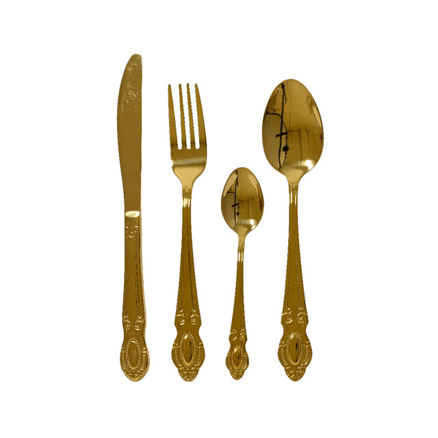 Coffret couverts MONA coloris or