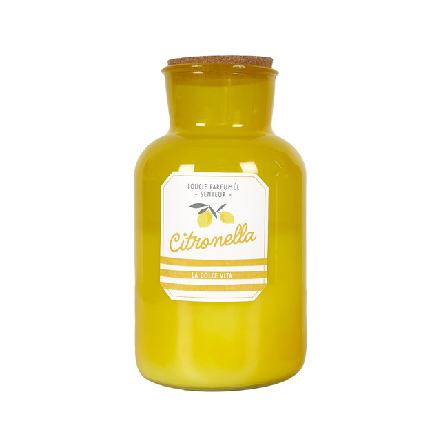 Bougie parfumée FIOLE CITRONELLE Citron
